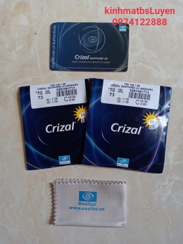 Mắt kính Essilor Crizal Sapphire Blue UV